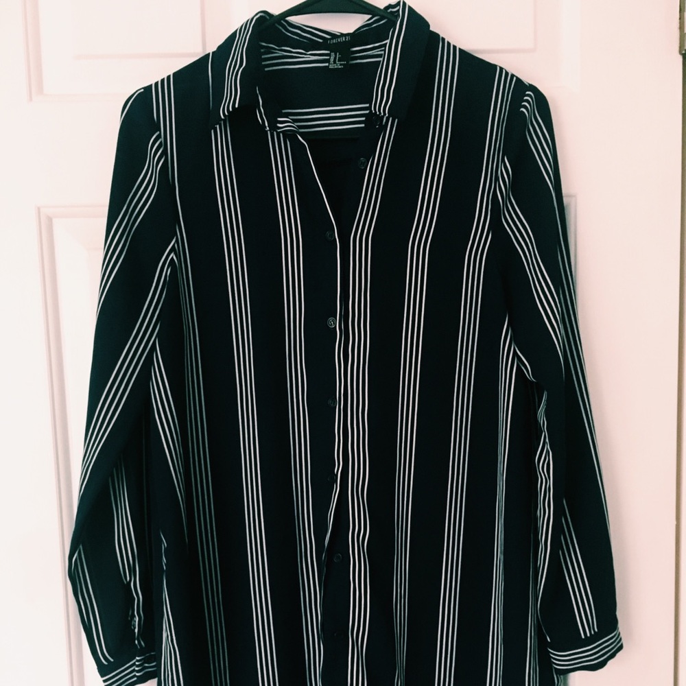 Forever21 Striped tunic dress